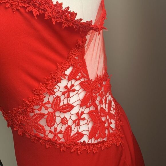 NWT GlorySunshine Sheath Sexy Lace Backless Mermaid Flare Dress - Picture 11 of 14